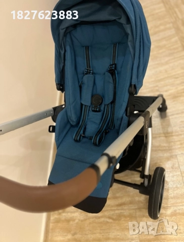 Количка Cybex Balios S Lux и кош за новородено Cot S 2в1 River Blue, снимка 7 - Детски колички - 50620426