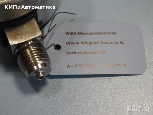 Манометър WIKA 232.50.100 Ф 100, 400 bar, снимка 6 - Резервни части за машини - 34451500