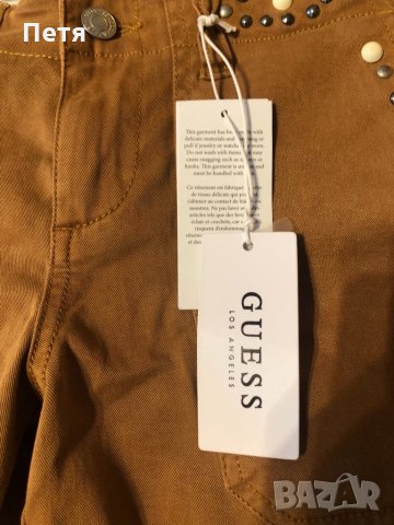 Guess Дамски кафяви дънки, снимка 2 - Дънки - 30873423