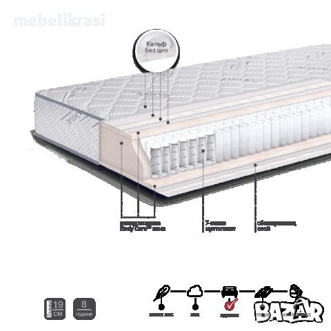 Двулицев матрак SILVER EXCLUSIVE с -20% отстъпка до края на месеца!