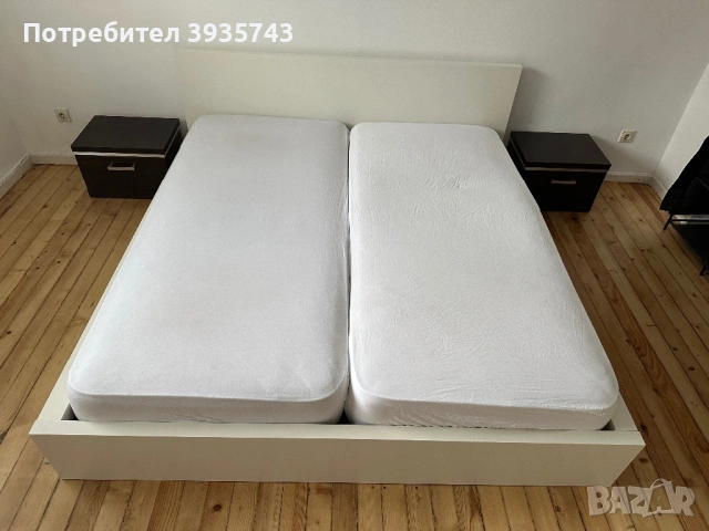 Спалня IKEA Malm икеа Малм, снимка 4 - Спални и легла - 53076231