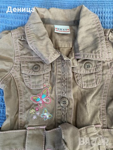 Сладурска рокля Next, снимка 5 - Бебешки рокли - 33973689