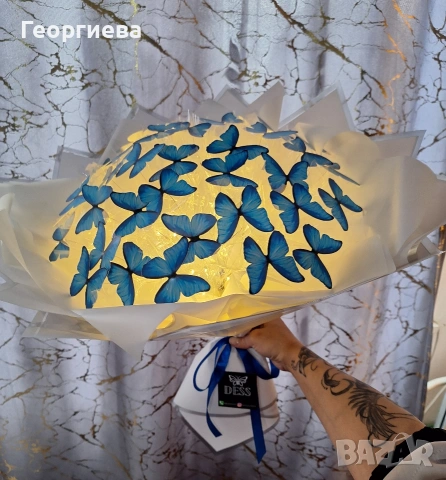 🎀Светещи ръчно изработени букети ✨️🦋, снимка 4 - Други стоки за дома - 53083239