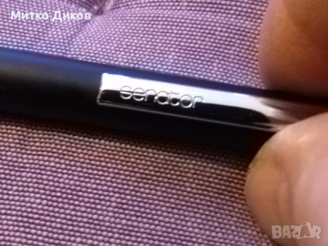 Метална маркова химикалка сенатор маркирана Комета нова, снимка 5 - Ученически пособия, канцеларски материали - 53237146