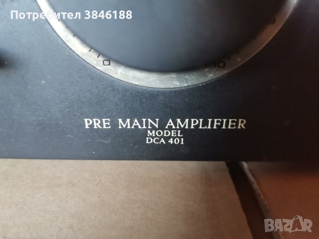 Sanyo PRE MAIN AMPLIFIER MODEL DCA 401   , снимка 9 - Ресийвъри, усилватели, смесителни пултове - 42262774