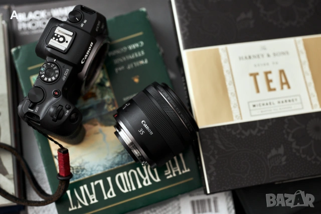 Обектив Canon RF 35mm f/1.8 IS Macro STM – Като НОВ (10/10) | Пълен комплект, снимка 5 - Обективи и филтри - 53986193