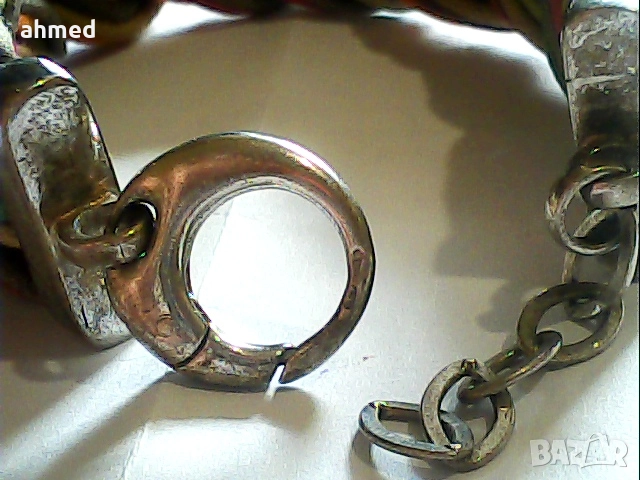 красива среберна гривна проба 925, снимка 3 - Гривни - 52702173