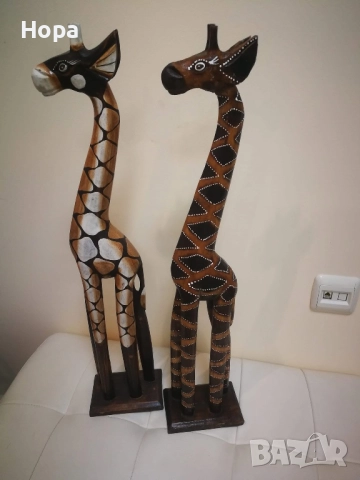 Жирафи от дърво, снимка 14 - Декорация за дома - 52659374