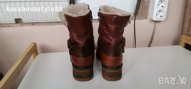 Ботуши Via естествена кожа , снимка 14 - Дамски боти - 52877493