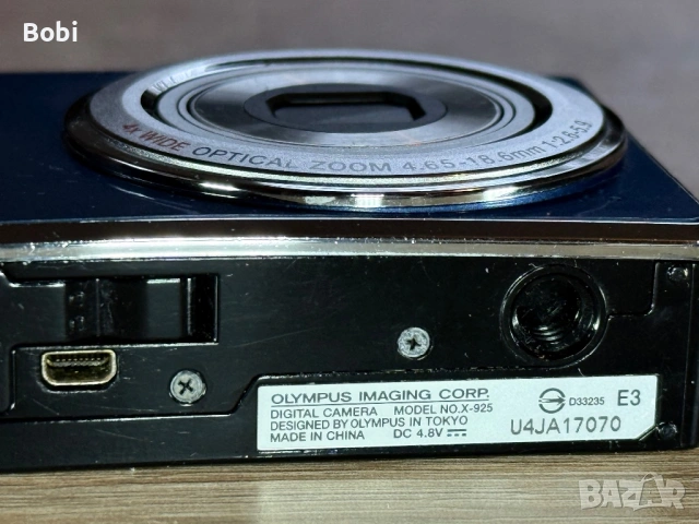 Olympus X 925 син металик 12MP 4x zoom, снимка 13 - Фотоапарати - 53301247
