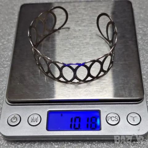 Като нова! Сребърна Гривна ITALY (проба 925)-10.18 грама, снимка 13 - Гривни - 47981911