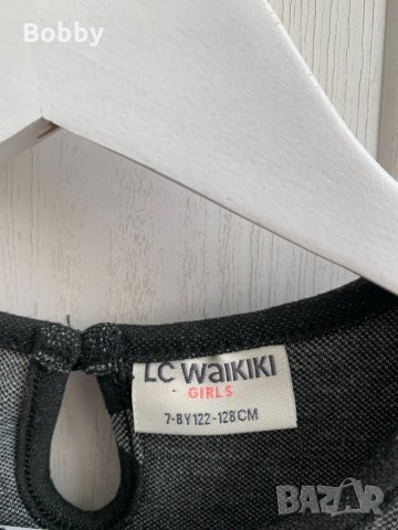 Рокля с бяла риза LC Waikiki 7-8 години, снимка 5 - Детски рокли и поли - 34241780