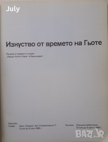 Изкуство от времето на Гьоте, сборник, снимка 2 - Специализирана литература - 37769725
