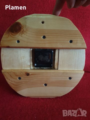 Стенен часовник от ланперия ръчна изработка, снимка 16 - Други стоки за дома - 39907696