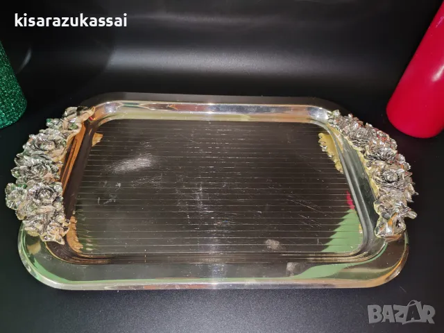  Винтидж поднос с нестандартна декорация., снимка 9 - Други - 48816120