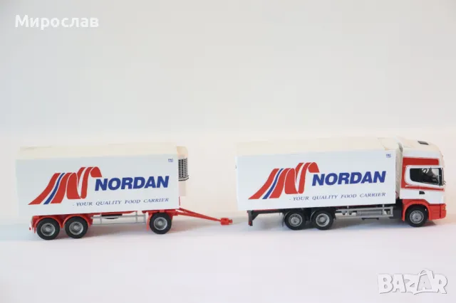 AMW 1:87 H0 SCANIA THERMO KING ХЛАДИЛЕН КАМИОН TIR МОДЕЛ, снимка 5 - Колекции - 50163571