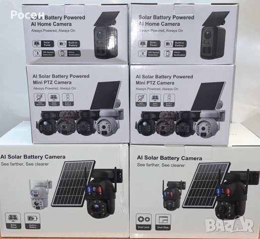 Соларна PTZ камера 3MP SECTEC Camouflage  4G SIM, снимка 6 - IP камери - 54089412