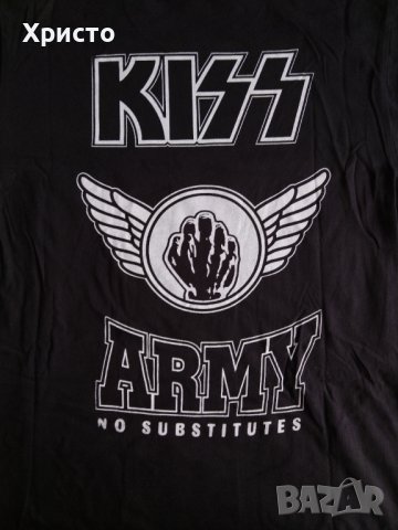 Рок Тениски Кисс, снимка 2 - Тениски - 42324709