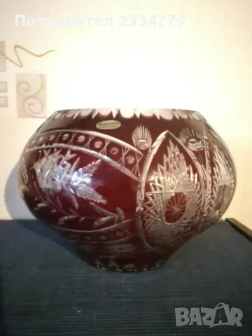 Стар немски блейкристал,,ХОФБАУЕР, колекция на Бъдс Рубин" Германия. 1985год. , снимка 6 - Антикварни и старинни предмети - 48454635