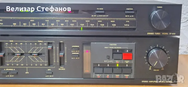 TOSHIBA SB-M36 + ST-U22 – СТЕРЕО УСИЛВАТЕЛ + СТЕРЕО ТУНЕР, снимка 2 - Ресийвъри, усилватели, смесителни пултове - 56319433