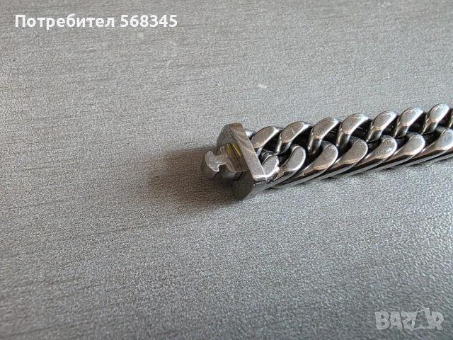Мъжки ланец от стомана, снимка 6 - Колиета, медальони, синджири - 52208550