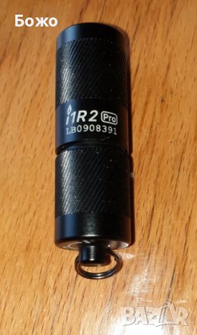 Нов LED фенер Olight i1R 2 Pro EOS (22 грама до 180 лумена) - черен, снимка 2 - Къмпинг осветление - 48434915