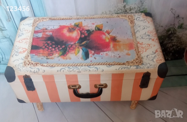 Реновиран куфар , снимка 2 - Декорация за дома - 52964060