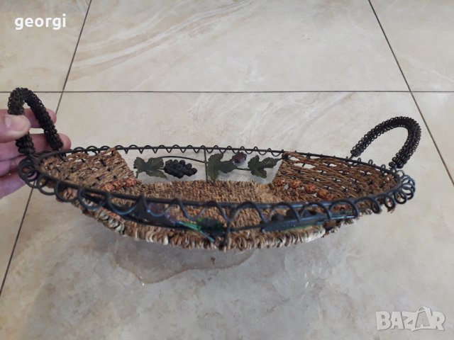 Метална плетена фруктиера , снимка 7 - Аксесоари за кухня - 31978547