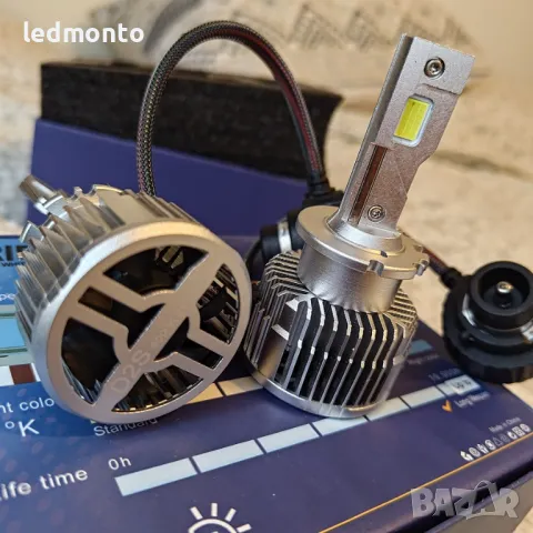 Двустранен 190W CSP чип: Осигурете си по-широк по-ярък лъч с LED D2S D1S D3S, снимка 2 - Части - 47609834