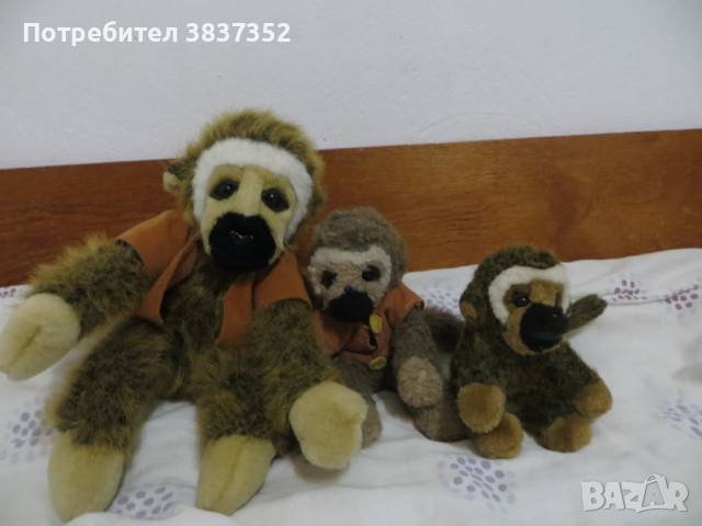 Плюшени маймунки, снимка 3 - Плюшени играчки - 43147254
