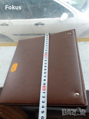 Луксозен кожен немски албум класьор, снимка 5 - Антикварни и старинни предмети - 53370964