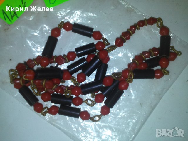 ВИНТИДЖ СТАРИННО БРОНЗ и КАТАЛИН КОЛИЕ РЕТРО 13871, снимка 5 - Колиета, медальони, синджири - 29771956