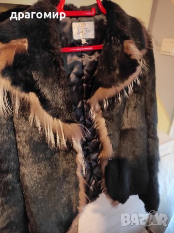 Дамско яке от заешка кожа S размер