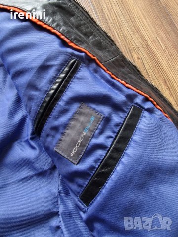 Страхотно мъжко кожено яке ROCKENBLUE,  естествена кожа,  размер  S , снимка 6 - Якета - 42361883