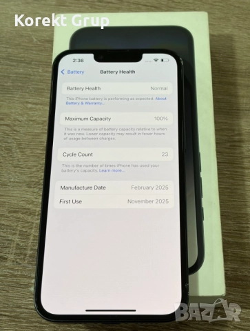 Iphone 16 e black 128gb с гаранция., снимка 5 - Apple iPhone - 52846761