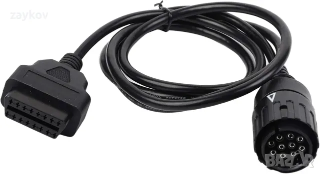 Мотоциклетен диагностичен кабел OBD2 10 пинов към OBDII 16 пинов OBD2 диагностичен кабел, снимка 3 - Друга електроника - 48645998