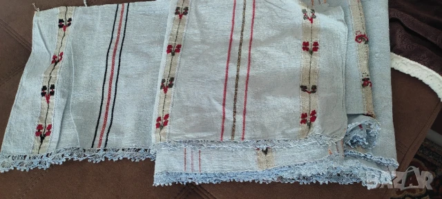 Автентичен добруджански плат за пешкир * Памук*  