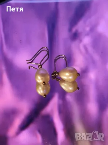 Обеци с перли, снимка 1