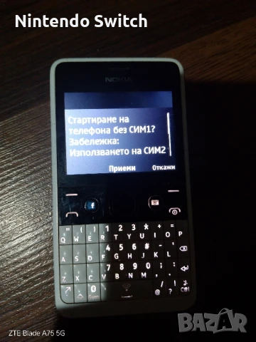 Nokia Asha 210 white , снимка 1