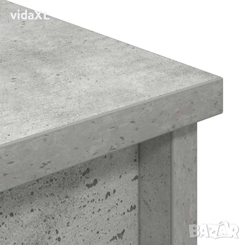 vidaXL Висок шкаф, Бетонно сиво, 50x35x180 cм инженерно дърво, снимка 9 - Бюфети - 56147041