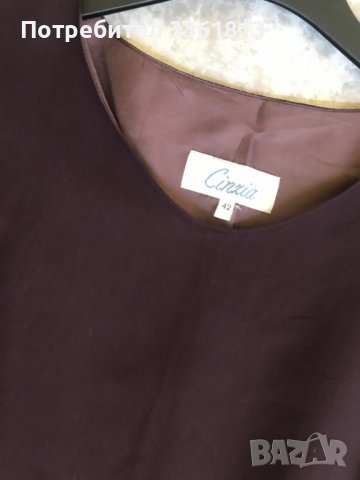 Продавам елегантна рокля от коприна италианска , снимка 7 - Рокли - 36807154