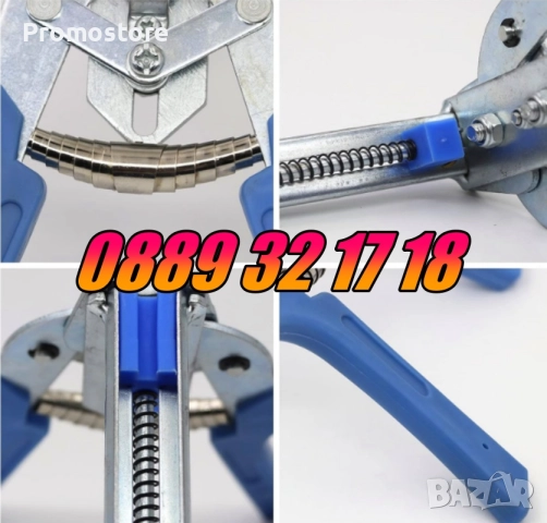 Клещи за връзване на колбаси,клещи за връзване на луканки + 1200 скоби, снимка 5 - Друго търговско оборудване - 51786346