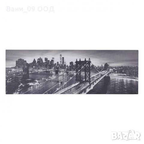 Красиво светещо пано "Нощен Ню Йорк", снимка 2 - Декорация за дома - 31321954