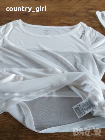 Reebok D COVERUP TEE - страхотна дамска блуза КАТО НОВА, снимка 8 - Спортни екипи - 30578854