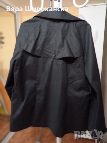 Къс тренч от качествен плат с подплата. Размер XL., снимка 2 - Шлифери - 40604728