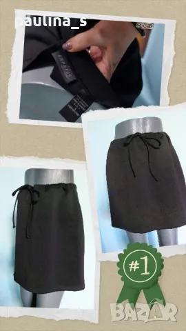 Два броя / M / 2XL / Черна зимна мини пола "Pimkie" и "Express" , снимка 8 - Поли - 16477566
