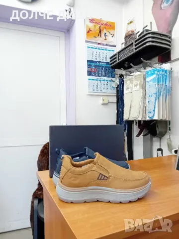 Мъж.спортни м758 сини и камел, снимка 2 - Ежедневни обувки - 49434324