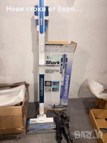 С леки следи от употреба! Вертикална прахосмукачка Shark PowerPro (IZ380EU) Интелигентно почистване: