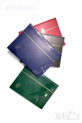Leuchtturm албум за марки 30 черни листа формат А4 . o.Logo, снимка 3 - Филателия - 35280308