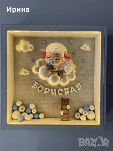 Декоративна рамка с лед светлина, снимка 1